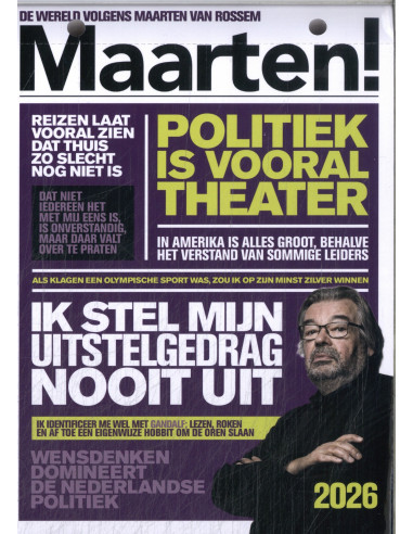 Maarten! Scheurkalender 2026