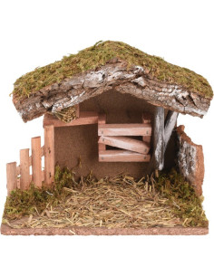 Wooden stable for nativity...
