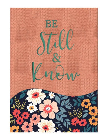 Lux Leather Journal Be still & Know