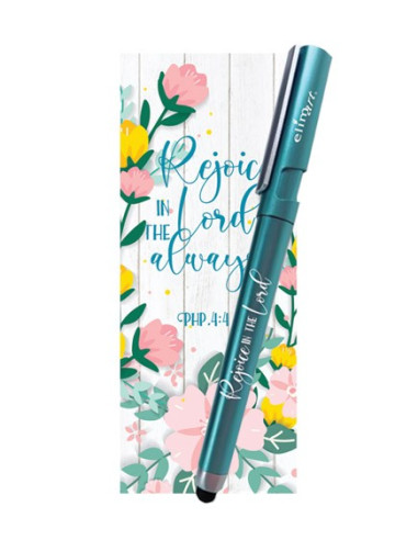 Gel Pen/Bookmark Rejoice in the Lord