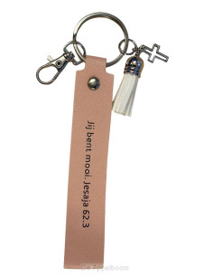 Sleutelhanger kunstleer Jij...