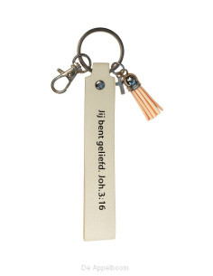 Sleutelhanger kunstleer Jij...