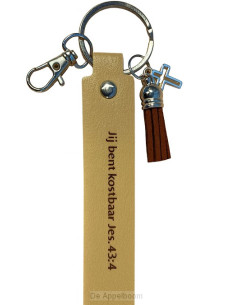 Sleutelhanger kunstleer Jij...