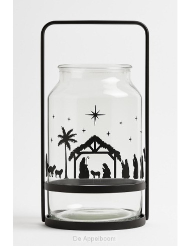 Hurricane candle Large Nativity