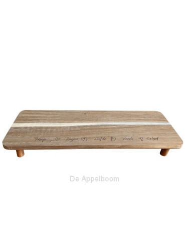 Serveerbord op pootjes Hoop zegen liefde