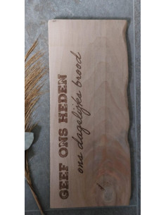 veluw snijplank geeef ons...