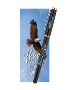 Gel pen/Bookmark stand fast...