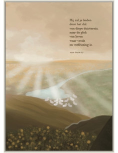 Hij zal je leiden door het dal