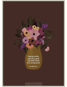 Dank de HEER, want Hij is goed