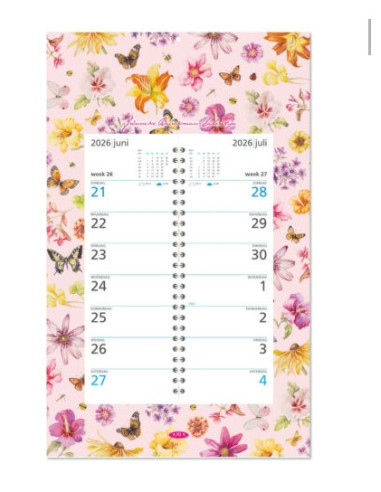 WEEKomleg op schild Zomerbloemen 2026