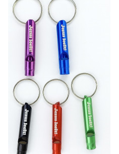 Aluminium fluitje Jezus...