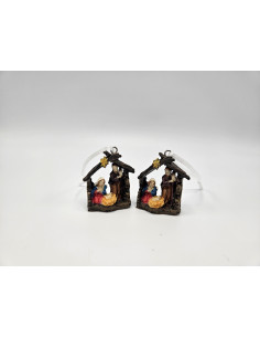 Ornament poly nativity 5,5cm