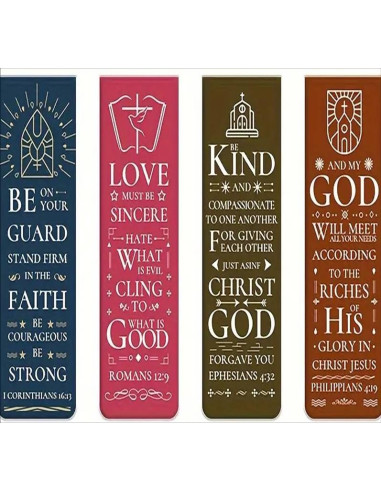 Magnetic bookmarks  (4) Be kind