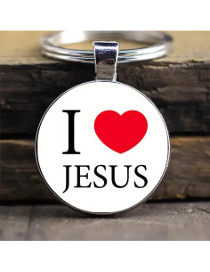 Keyring Metal/Epoxy I love...