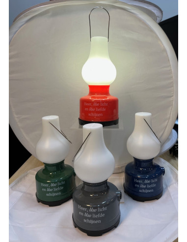 Campinglamp lampvorm Heer uw licht assor