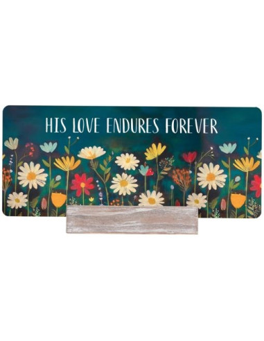 Message Bar His love endures forever