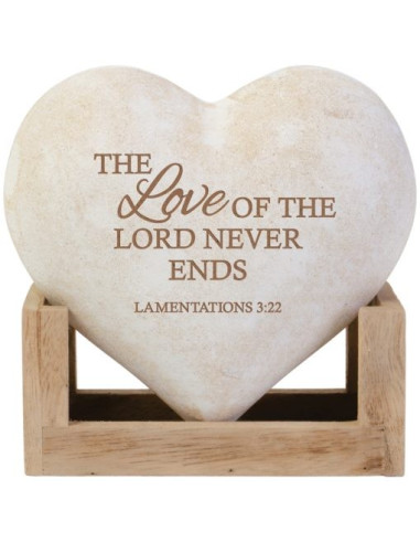 3d Wooden Herat Love of the Lord