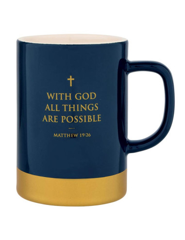 Signature mug With God all things