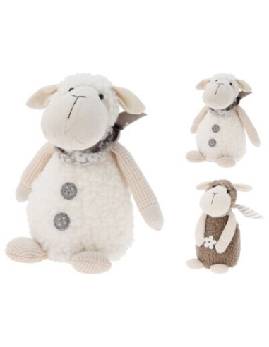 Sheep sitting 14cm