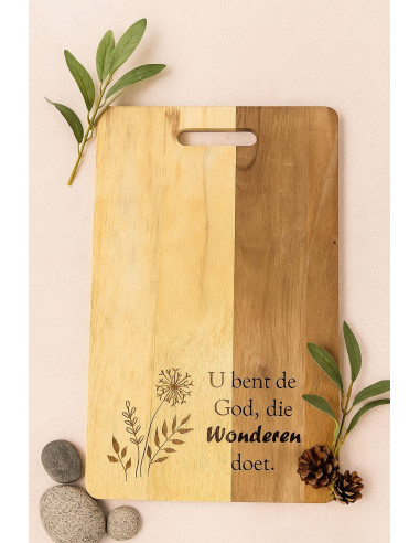 Snijplank Acacia 40x24x1,4cm   U bent de