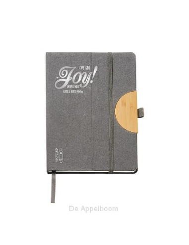 Notitieboek Joy grijs