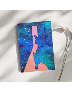 Kaart schaduw meisje - jongen