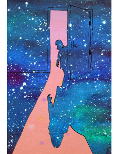 Kaart schaduw meisje - meisje