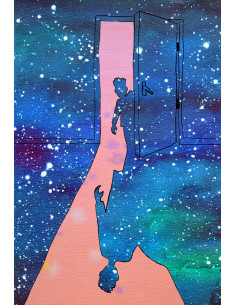 Kaart schaduw jongen - jongen