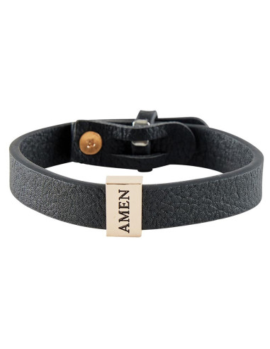 Leather Bracelet Amen