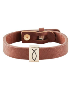 Leather Bracelet Ichtys