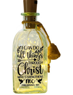 Fles led licht 250 ml I can do