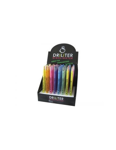 Driliter Highlighters -display set of 48