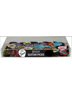 Display of 100 Guitar Picks...