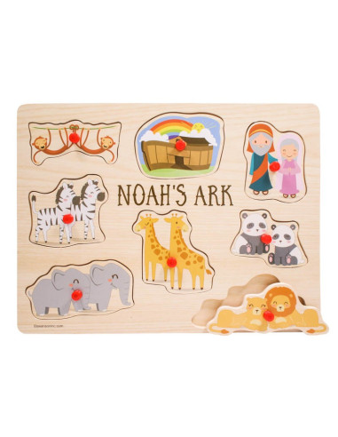 Noah''s Ark Peg puzzle 8 pieces