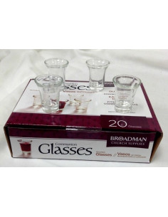 Glass Communion Cups (20)