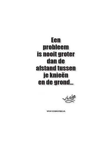 Kaart visje een probleem is nooit groter