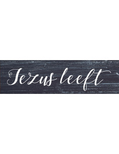 Jezus leeft - 15 x 4 x 1,3 cm