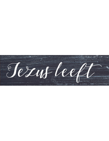 Jezus leeft - 15 x 4 x 1,3 cm