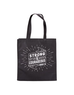 Strong and courageous - Black