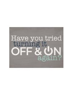 Have you tried turning it...