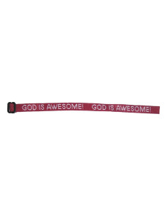 God is Awesome - Burgundy