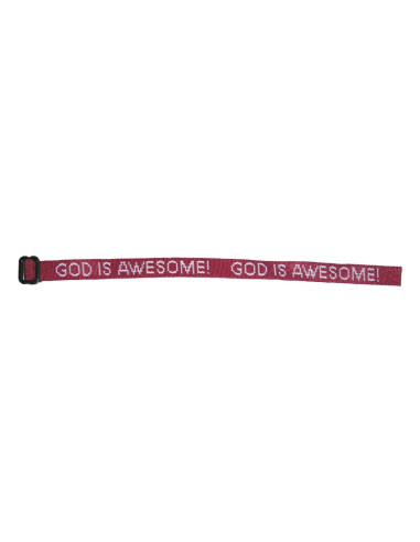 God is Awesome - Burgundy