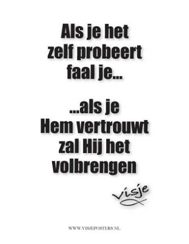 Kaart visje als je het zelf probeert