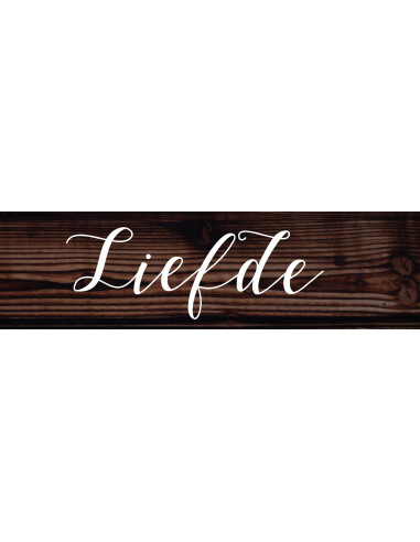Liefde - 15 x 4 x 1,3 cm