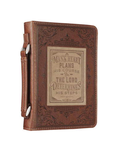 A man''s heart plans his course