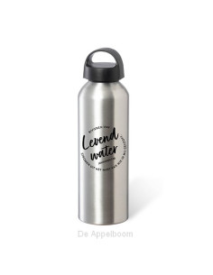 Waterfles Levend water zilver