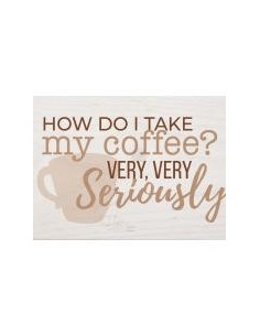 How do I take my coffee?...