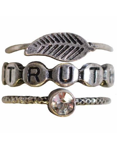 Truth - Set of 3 rings - Size 9