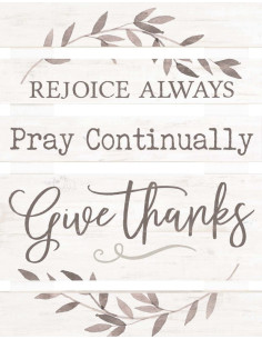 Rejoice always - Pallet
