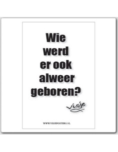 Kaart visje wie werd er ook...